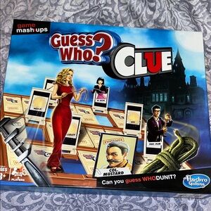 Guess Who? Clue Board Game